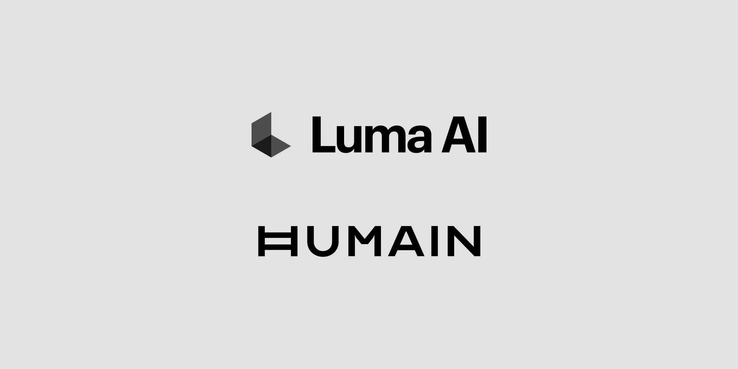 Luma is Partnering with HUMAIN to Accelerate the Arrival of Multimodal AGI